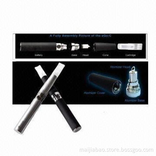 Ego-C Electronic Cigarette, Hottest Selling Style, 650, 900 and 1,100mAh